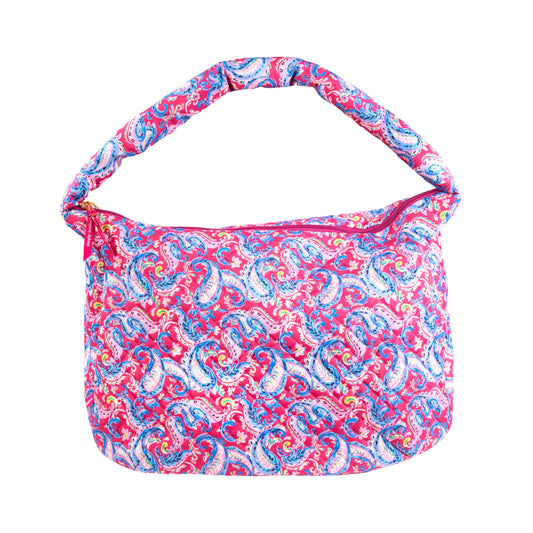 QUILTED HOBO BAG PAISLEY