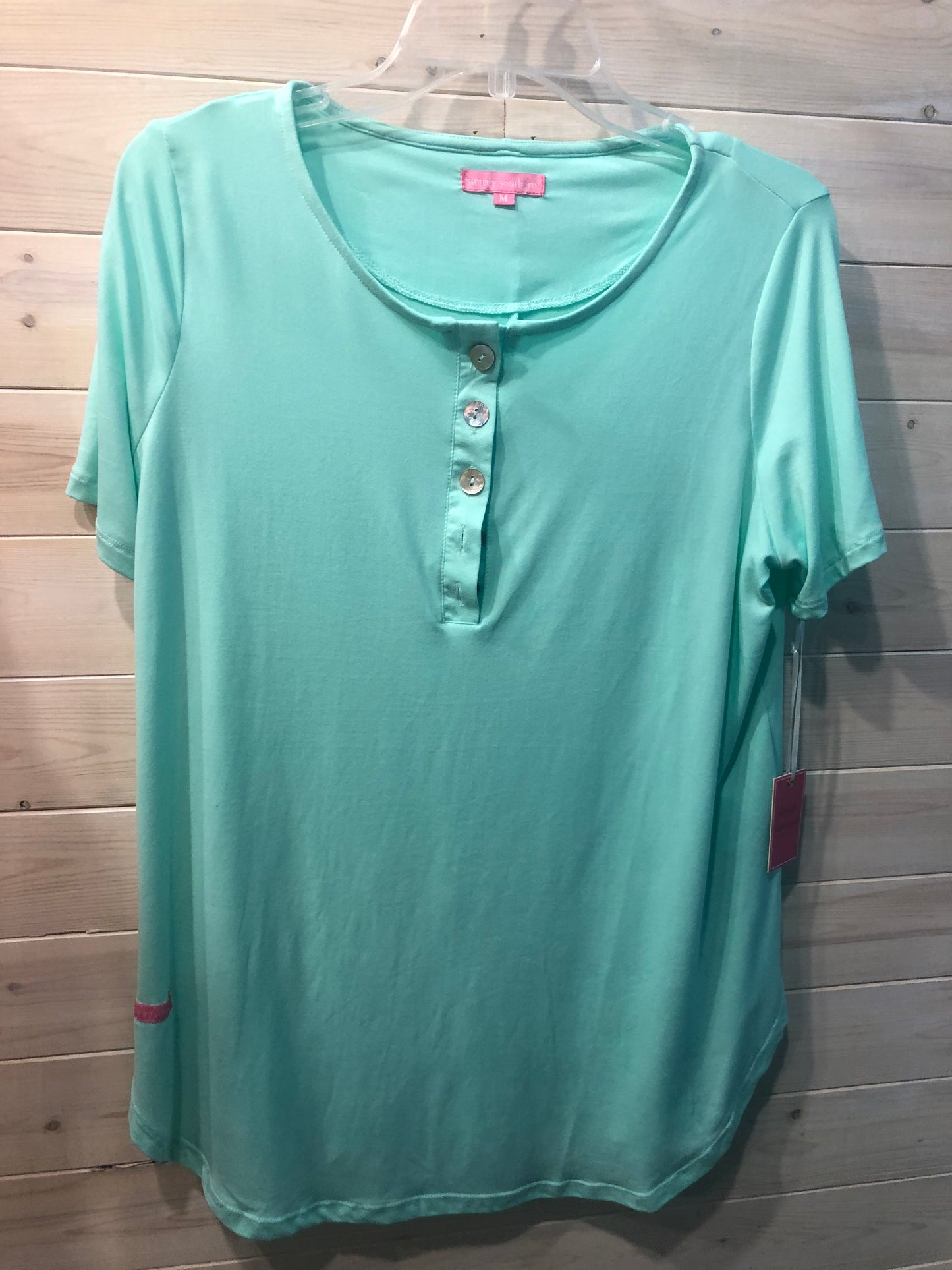 SIMPLY SOUTHERN BUTTON TOP GREEN