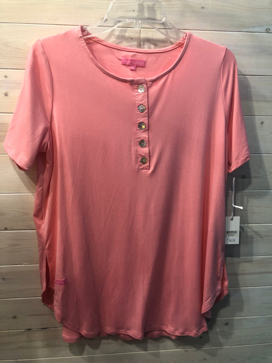 SIMPLY SOUTHERN BUTTON TOP PEACH