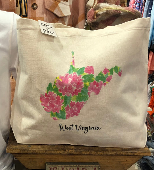 WEST VIRGINIA RHODODENDRON TOTE