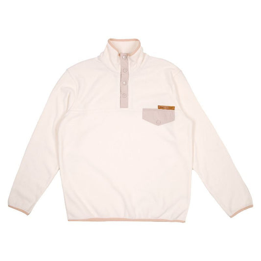 SIMPLY SOUTHERN FLEECE PULLOVER-ARCTIC