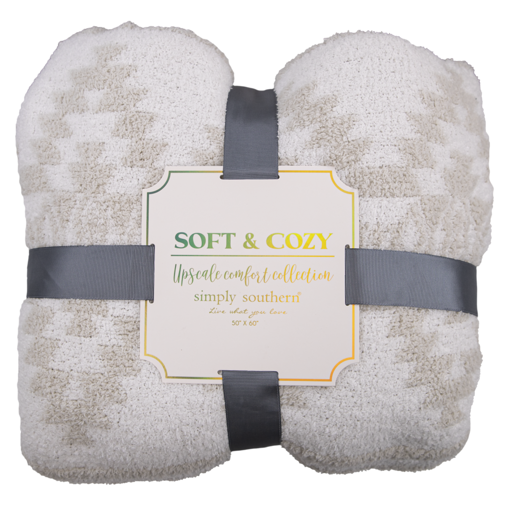 SIMPLY SOUTHERN SOFT & COZY BLANKET GRAY