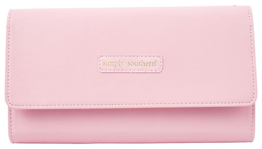 SIMPLY SOUTHERN PHONE CLUTCH-PINK
