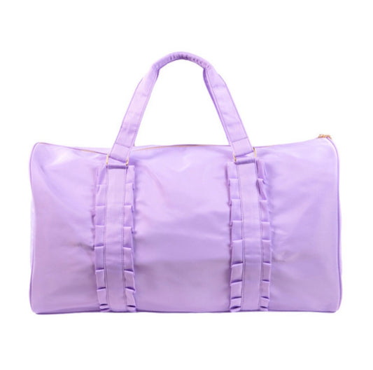 SIMPLY SOUTHERN PREPPY DUFFLE LILAC