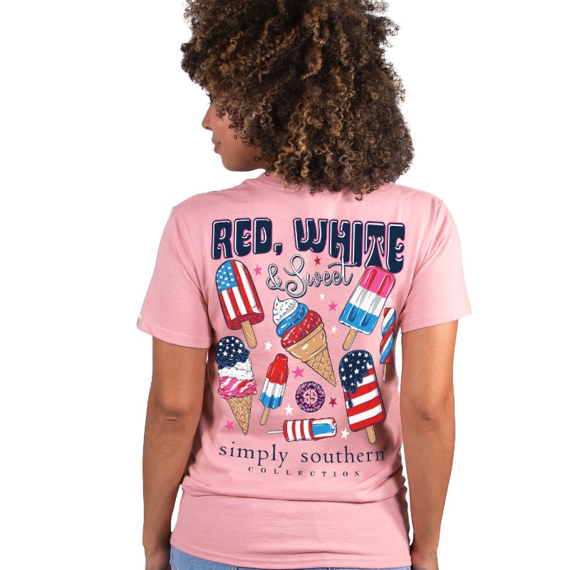 SIMPLY SOUTHERNRED WHITE A Boutique WV