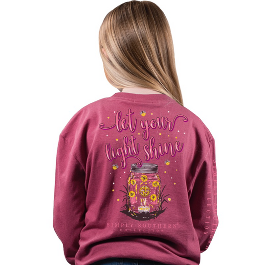 LET YOUR LIGHT SHINE LONG SLEEVE TEE