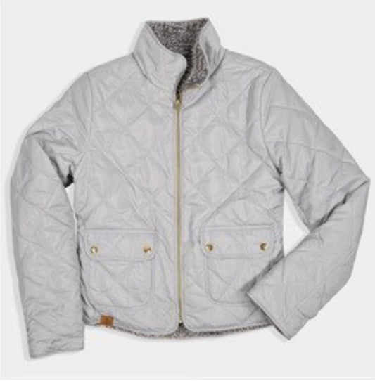 SIMPLY SOUTHERN REVERSIBLE JACKET GRAY
