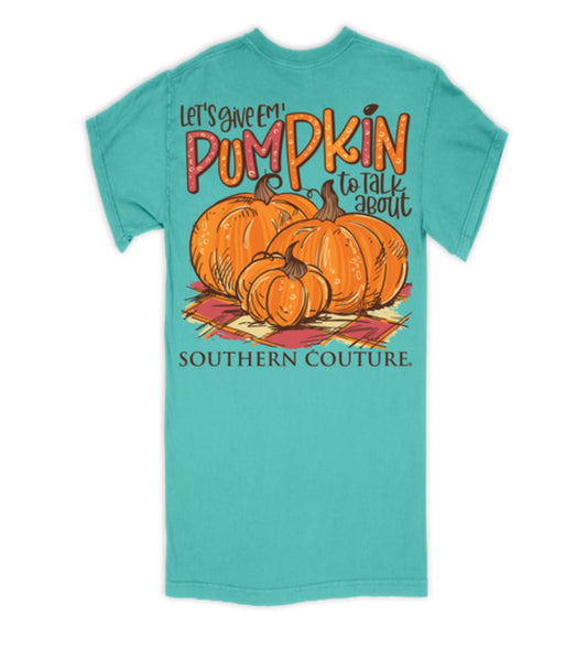 FALL-GIVE THEM PUMPKIN TO TALK ABOUT