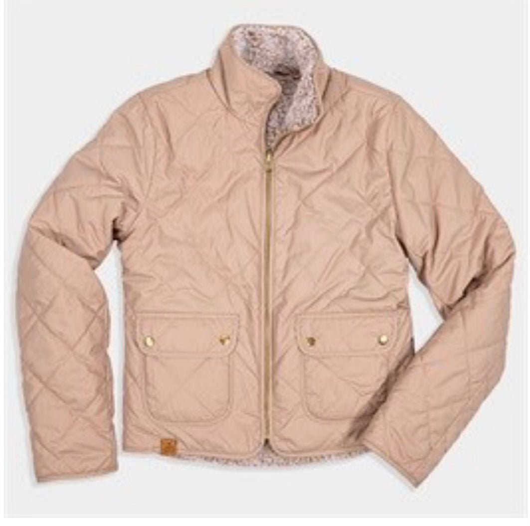 SIMPLY SOUTHERN REVERSIBLE JACKET CAMEL