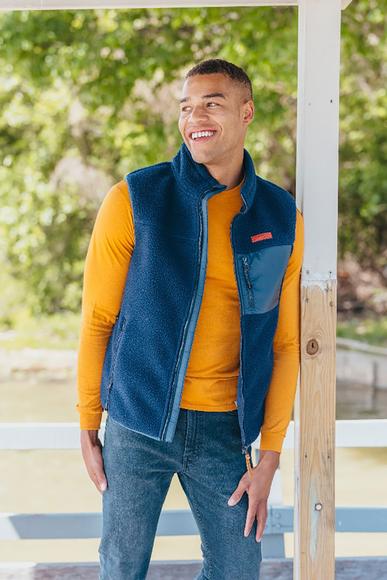 MENS SHERPA VEST BY SIMPLY SOUTHERN