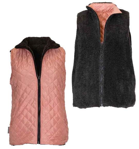 REVERSIBLE VEST-PINK